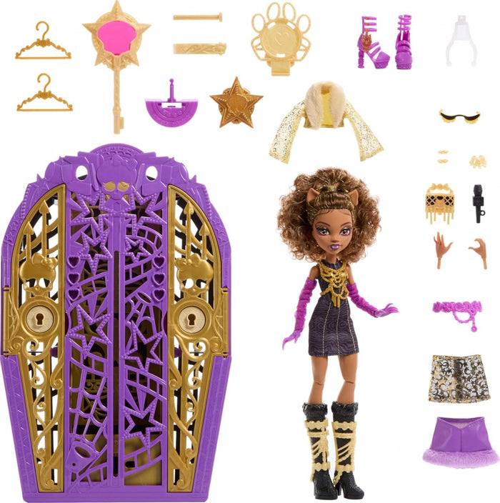 Mattel Monster High Skulltimate Series Hauntlywood Mysteries Clawdeen Wolf