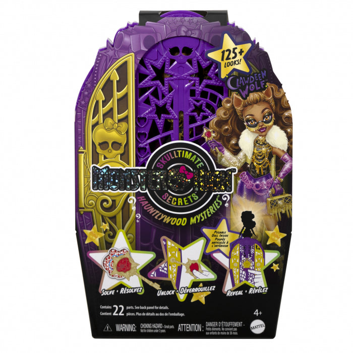 Mattel Monster High Skulltimate Series Hauntlywood Mysteries Clawdeen Wolf