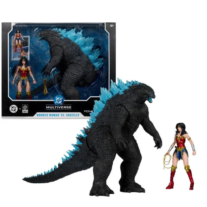 McFarlane Toys DC Multiverse Wonder Woman vs Godzilla Megafig 2-Pack
