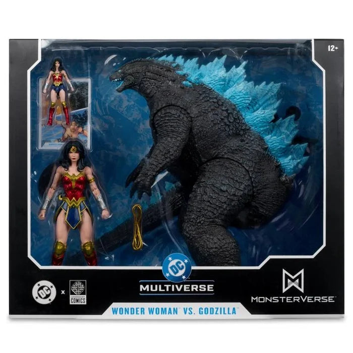 McFarlane Toys DC Multiverse Wonder Woman vs Godzilla Megafig 2-Pack