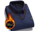 7710 polka dot blue / Plus velvet dots / 4XL