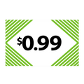 Merchandising Fixture - $0.99 Retail Tag 25 Per Pack 978300 NOVELTY INC