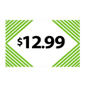 Merchandising Fixture - $12.99 Retail Tag 25 Per Pack 978470 NOVELTY INC