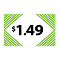 Merchandising Fixture - $1.49 Retail Tag 25 Per Pack 978310 NOVELTY INC