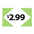 Merchandising Fixture - $2.99 Retail Tag 25 Per Pack 978340 NOVELTY INC