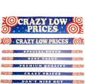 Merchandising Fixture - 3' Merchandising 7 Sign Set 974630 NOVELTY INC