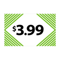 Merchandising Fixture - $3.99 Retail Tag 25 Per Pack 978350 NOVELTY INC