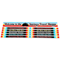 Merchandising Fixture - 4' Merchandising 6 Sign Set 977450 NOVELTY INC