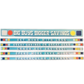 Merchandising Fixture - 4 Merchandising Sign Set 7 Signs 975140 NOVELTY INC