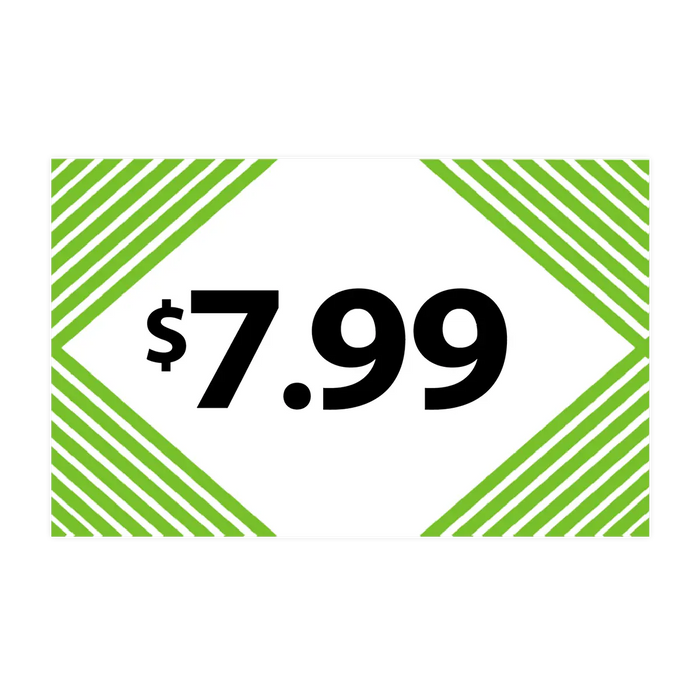 Merchandising Fixture - $7.99 Retail Tag 25 Per Pack 978430 NOVELTY INC