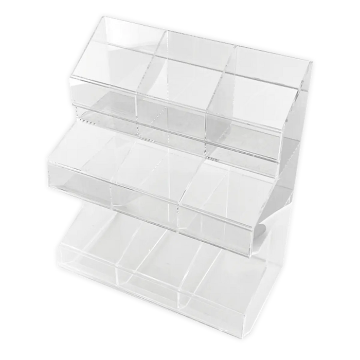 Merchandising Fixture - Acrylic Nine Bin Bulk Display 971620 NOVELTY INC