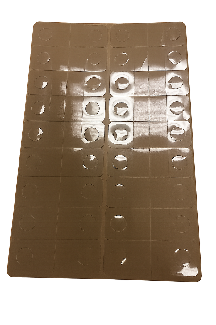 Merchandising Fixture - Adhesive Hang Tabs Sheet - 36 Pieces Per Pack 975230 NOVELTY INC
