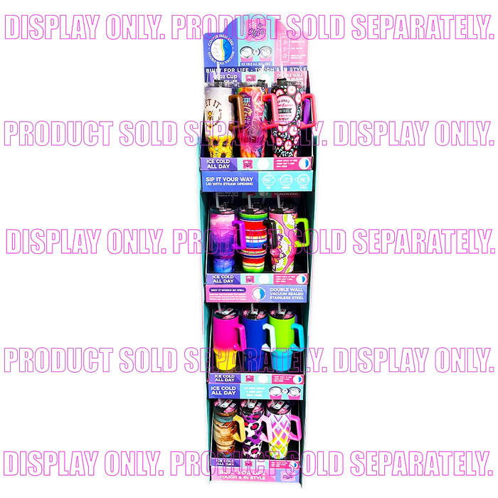Merchandising Fixture - Corrugated 40 oz Cup Floor Display ONLY 979210 NOVELTY INC
