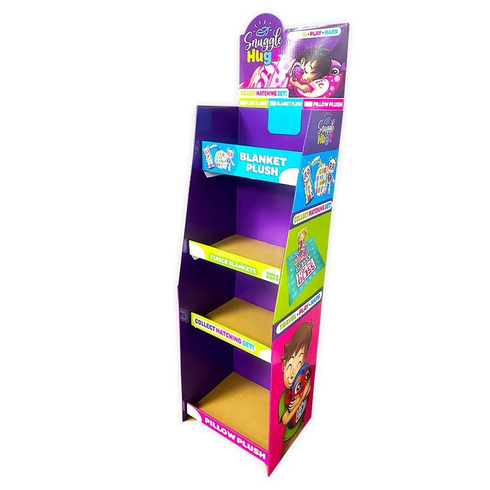 Merchandising Fixture - Corrugated Printed Blanket Floor Display ONLY 978130 KIPP BROTHERS
