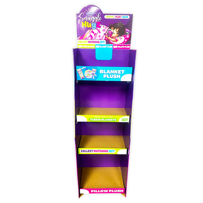 Merchandising Fixture - Corrugated Printed Blanket Floor Display ONLY 978130 KIPP BROTHERS