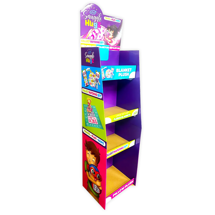 Merchandising Fixture - Corrugated Printed Blanket Floor Display ONLY 978130 KIPP BROTHERS