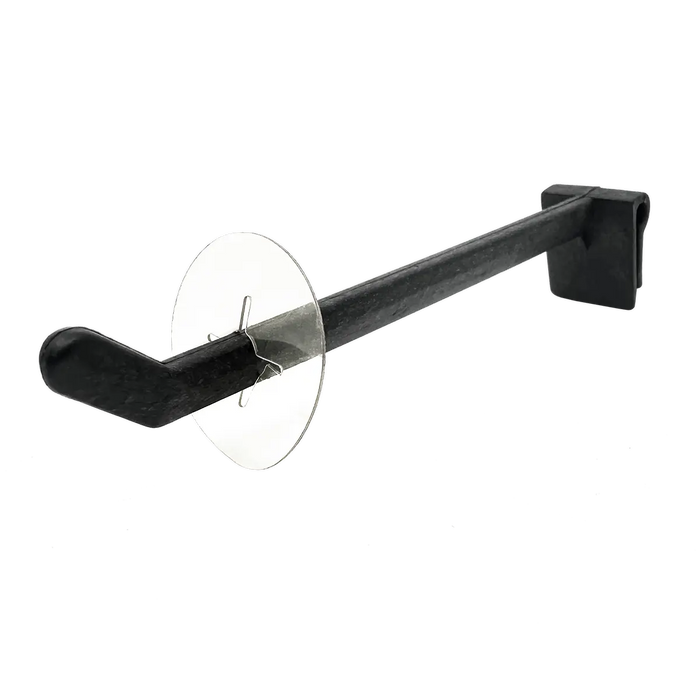 Merchandising Fixture - Long Black Plastic Pegs with Peg Stop - 18 Pieces Per Pack 986080 NOVELTY INC