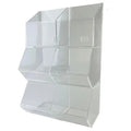 Merchandising Fixture - Six Bin Acrylic Display ONLY 967780 NOVELTY INC