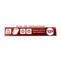 Merchandising Fixture - USB-A Dual Port AC Wall Charger Sign ONLY 979460 NOVELTY INC