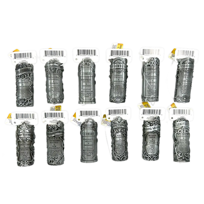 Metal Energy Stone Lighter Case - 12 Pieces Per Retail Ready Display 25847 SMOKEZILLA