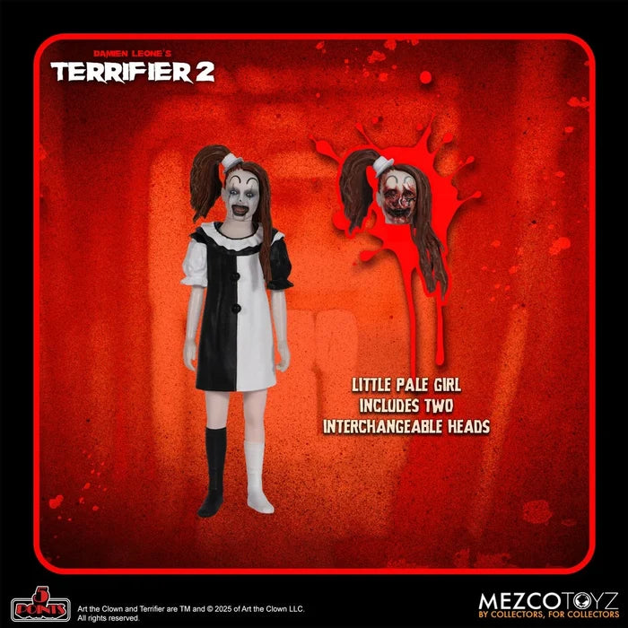 Mezco 5 Points Terrifier 2 Little Pale Girl Figure PRE SALE (September 2026)
