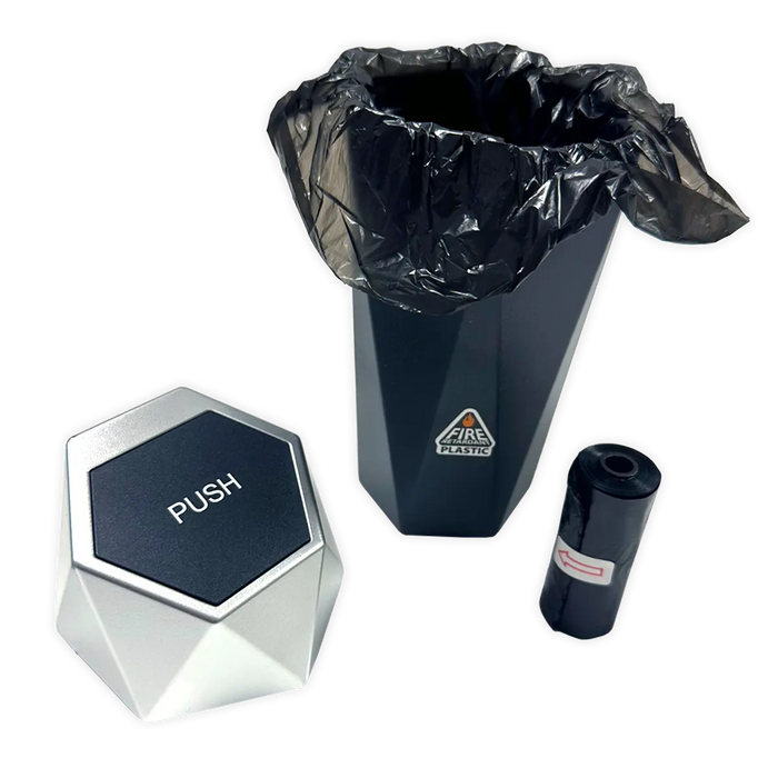 Mini Car Trash Can Accessory - 6 Pieces Per Retail Ready Display 25488 CAR VIBEZ