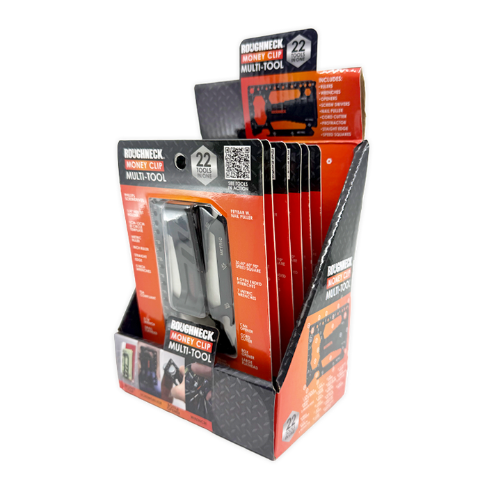 Money Clip Multi-Tool - 6 pieces Per Retail Ready Display 26512