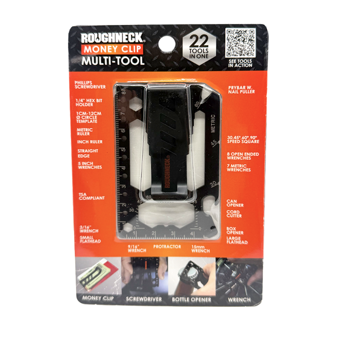 Money Clip Multi-Tool - 6 pieces Per Retail Ready Display 26512