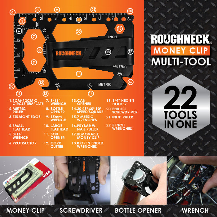 Money Clip Multi-Tool - 6 pieces Per Retail Ready Display 26512