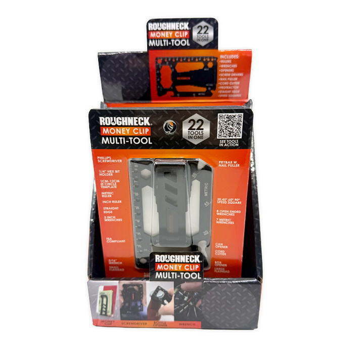 Money Clip Multi-Tool - 6 pieces Per Retail Ready Display 26512