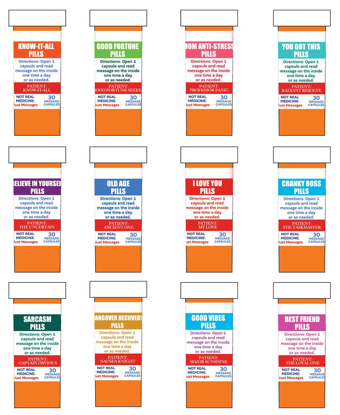 Moodscript Pill Notes - 12 Pieces Per Retail Ready Display 26615
