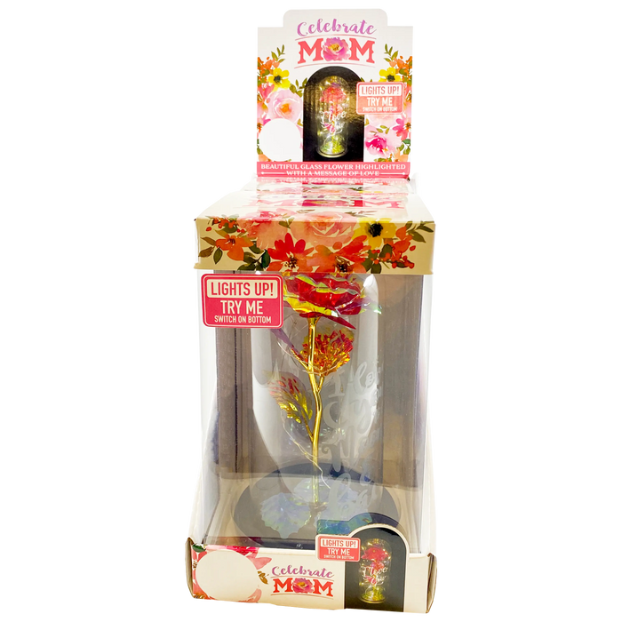 Mother's Day Celebrate Mom Jumbo Glass Keepsake - 2 Pieces Per Retail Ready Display 23338 KIPP BROTHERS