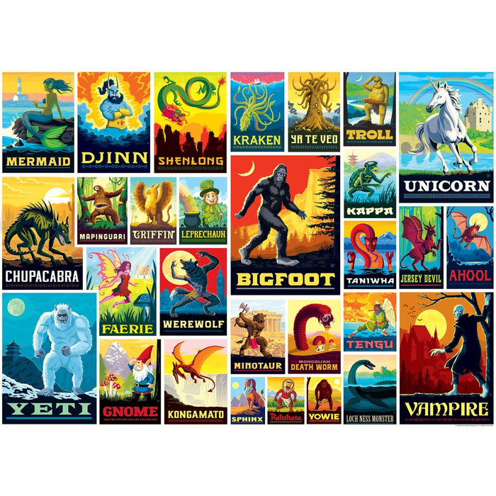 Mythical Creatures 1000 Piece Jigsaw Puzzle