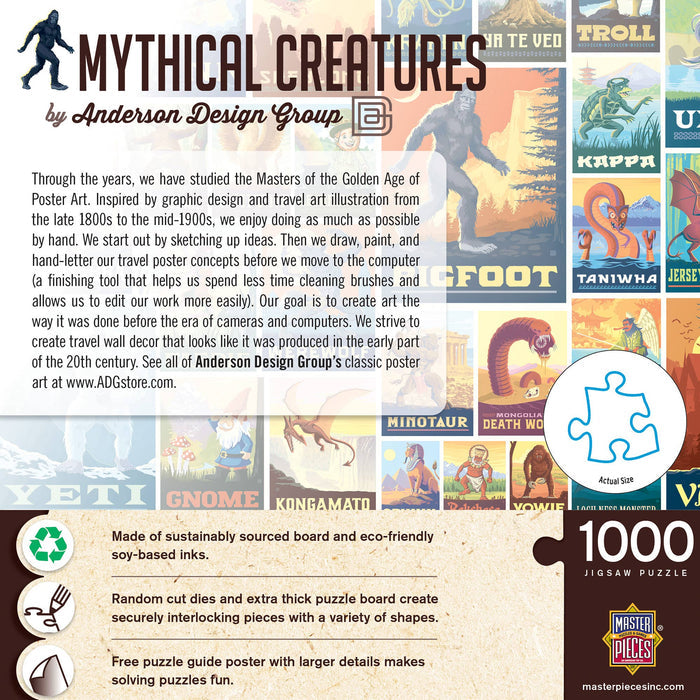 Mythical Creatures 1000 Piece Jigsaw Puzzle