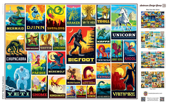 Mythical Creatures 1000 Piece Jigsaw Puzzle