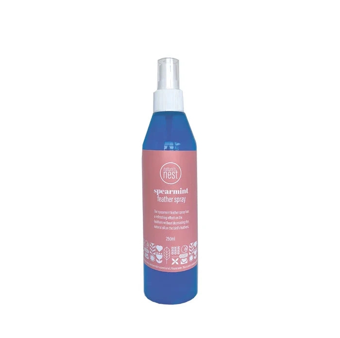 Natures nest feather spray spearmint