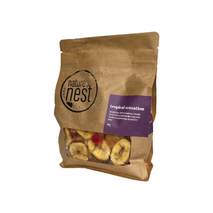 natures nest tropical sensation snack 400g
