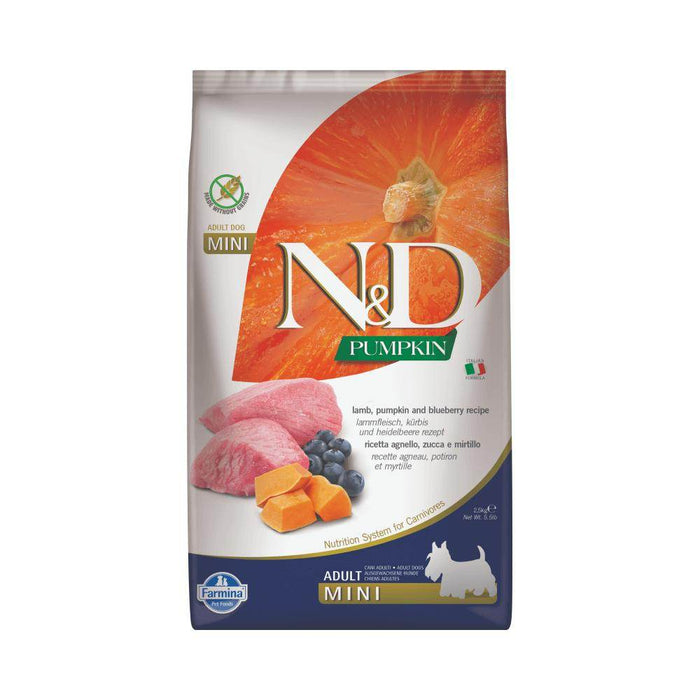 N&D Dog Pumpkin Lamb & Blueberry Adult Mini 2.5Kg