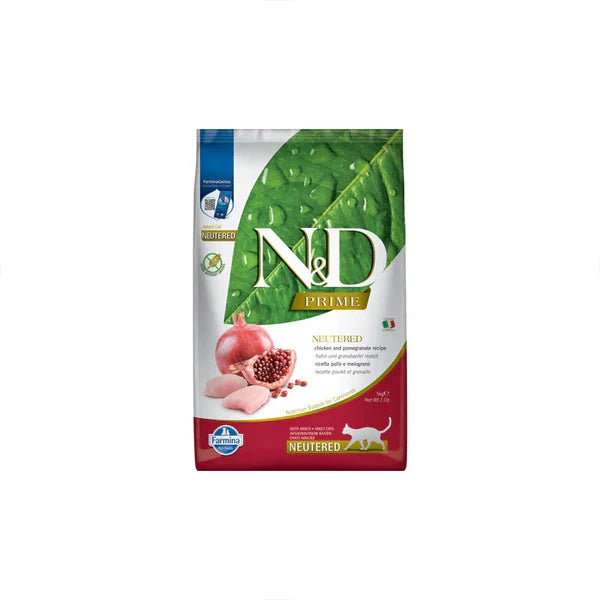 N&D Prime Cat Chicken & Pomegranate Neutered Adult 1.5kg