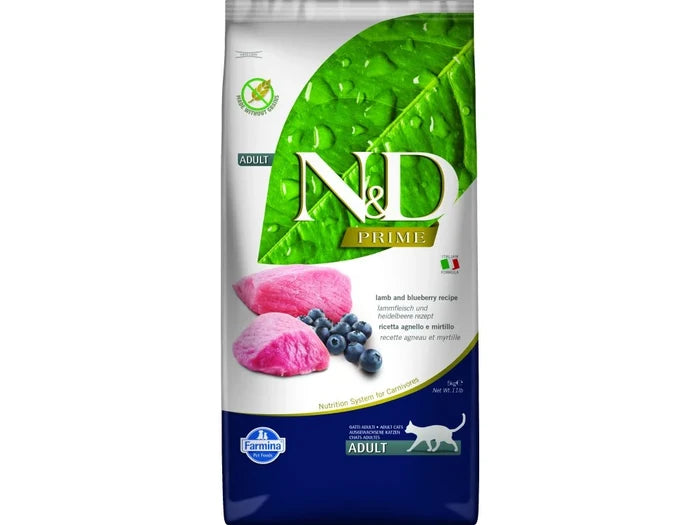 N&D Prime Cat Lamb & Blueberry Adult 300g