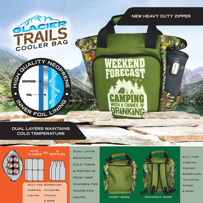 Neoprene Cooler Bag - 4 Pieces Per Pack 22474 POLAR GEAR
