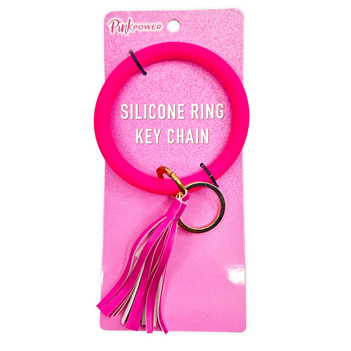 Pink Power Key Chain and Can Cooler Assortment - 18 Pieces Per Retail Ready Display 88528 NOVELTY INC