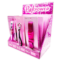 Pink Power Key Chain LanyardandPen Assortment - 22 Pieces Per Retail Ready Display 88529 NOVELTY INC