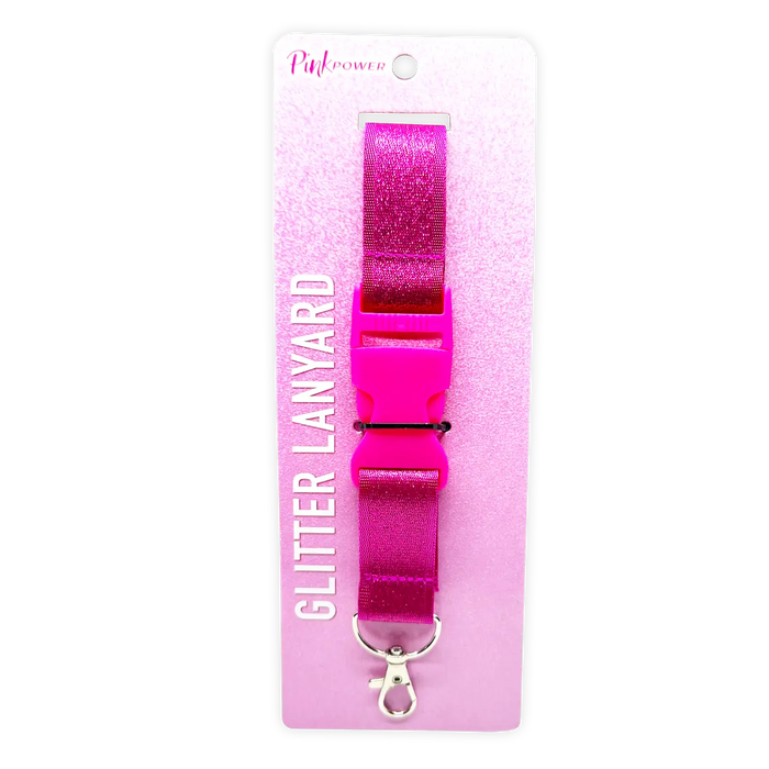 Pink Power Key Chain LanyardandPen Assortment - 22 Pieces Per Retail Ready Display 88529 NOVELTY INC