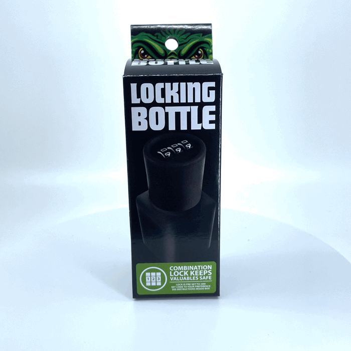 Plastic Locking Bottle Jar - 6 Pieces Per Retail Ready Display 22926 SMOKEZILLA