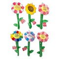 Plush Daisy Flower 36" Assortment - 6 Pieces Per Pack 25528 KIPP BROTHERS
