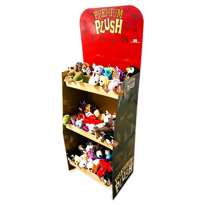 Plush Premium Assortment Floor Display - 36 Pieces Per Retail Ready Display 88485 KIPP BROTHERS