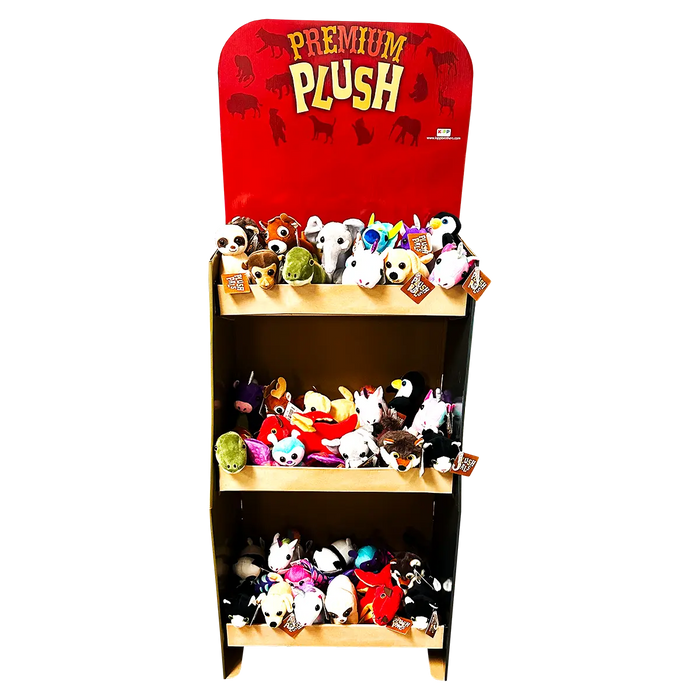 Plush Premium Assortment Floor Display - 36 Pieces Per Retail Ready Display 88485 KIPP BROTHERS
