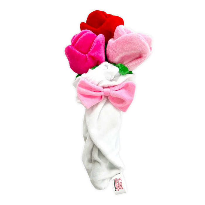 Plush Rose Bouquet 12" Assortment - 8 Pieces Per Retail Ready Display 41663 KIPP BROTHERS