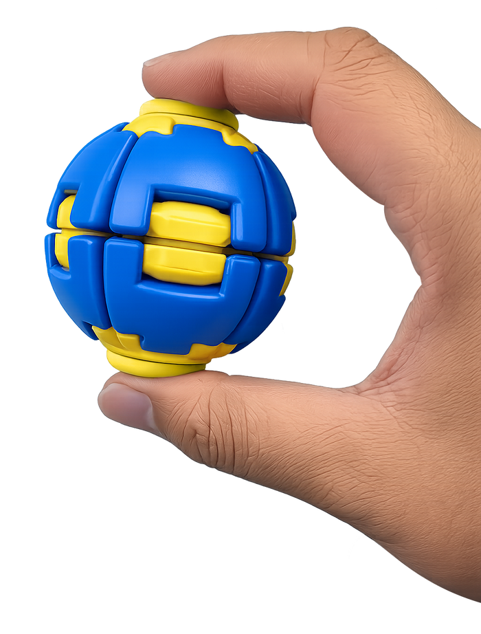 Power Spin Fidget Ball - 12 Pieces Per Retail Ready Display 27014